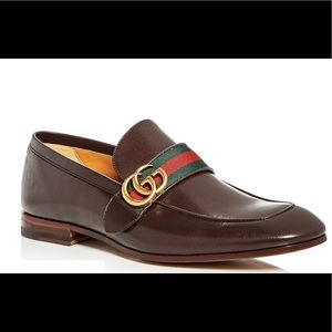 Gucci Donnie Web Loafers